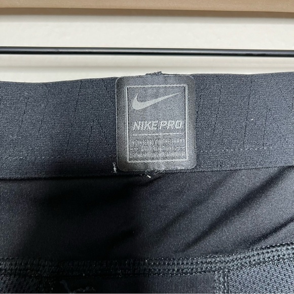 Nike Pro MLB Men Leggings Shorts Hyperstrong Compression Black Large Football - Picture 5 of 6